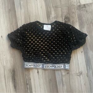 Topshop escapology crop top